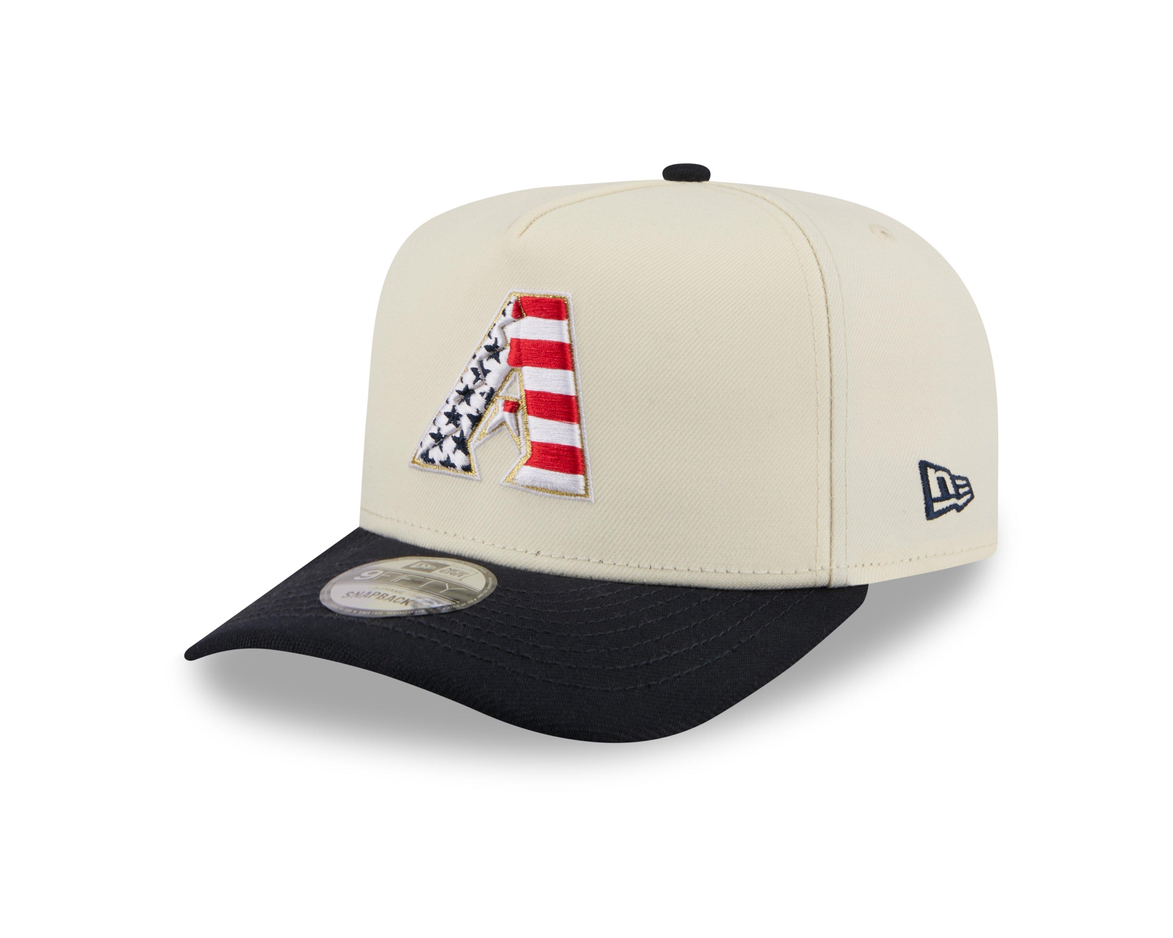 New Era Arizona Diamondbacks 9FIFTY A-Frame 4th of July Snapback Hat - Cream - CREAM